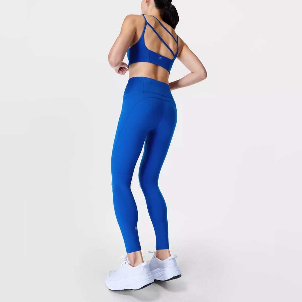 Sweaty Betty Blue 7/8 Power Leggings